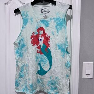 Disney, Ariel tie dye tank top